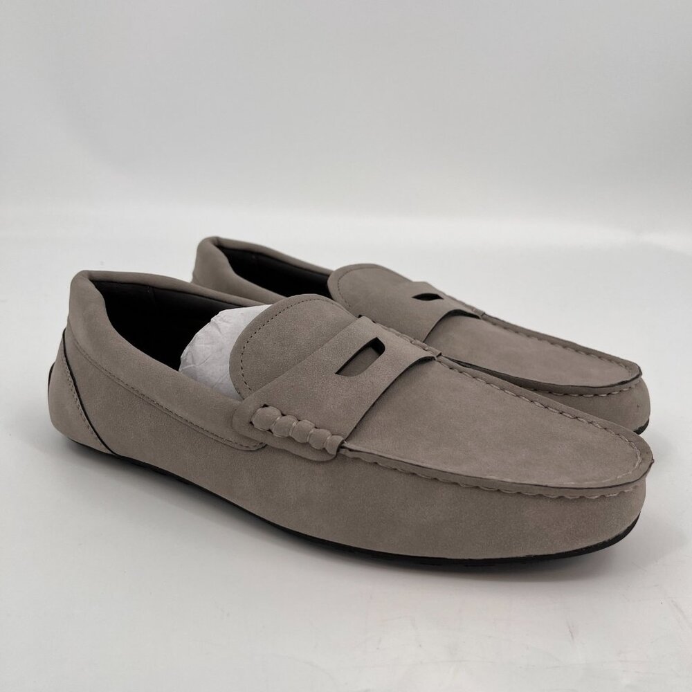 Alfani Men's Marco Slip-on Penny Drivers Size 12 in Grey Loafer Comfort Travel - Picture 5 of 12